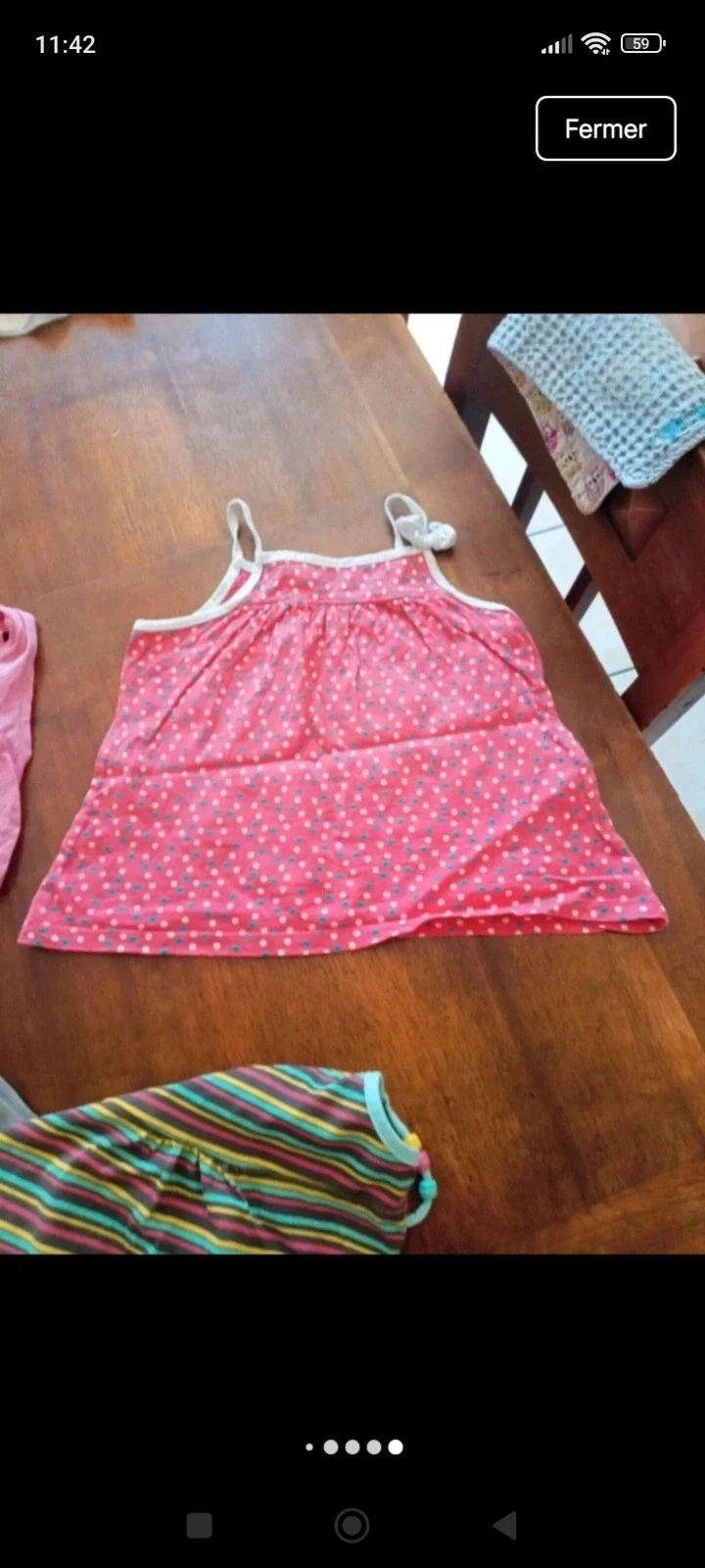 Lot de 7 débardeurs filles 3 ans – photo 8